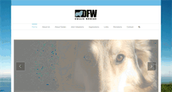 Desktop Screenshot of dfwcollierescue.org